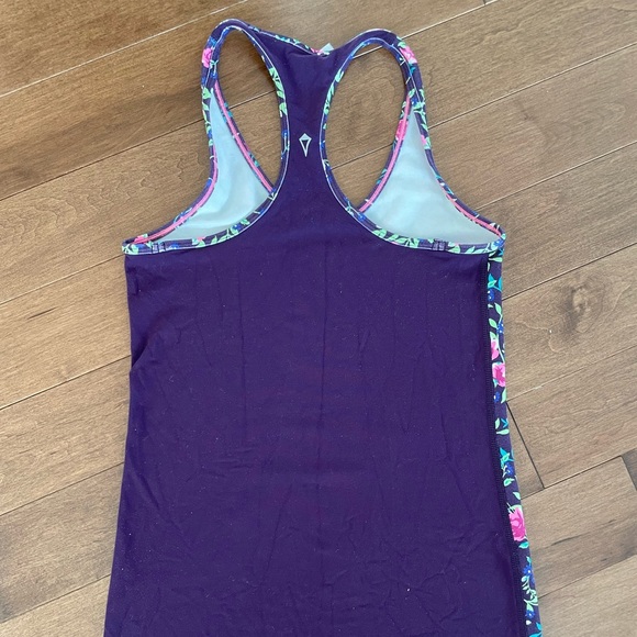 Ivivva tank top // burgundy, pink , green, blue - Picture 2 of 2